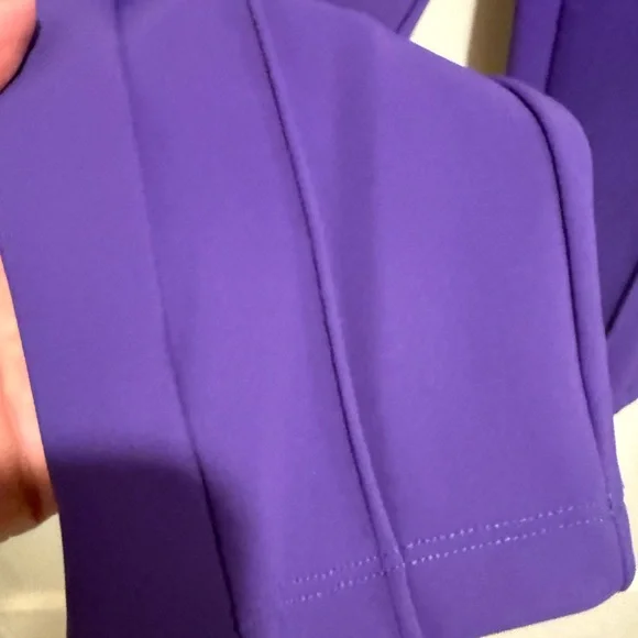 Athleta NWT Sizes 10 & 4 Amazing Pretty Purple Women's Skinny Sport Pants (0561) - Picture 10 of 14